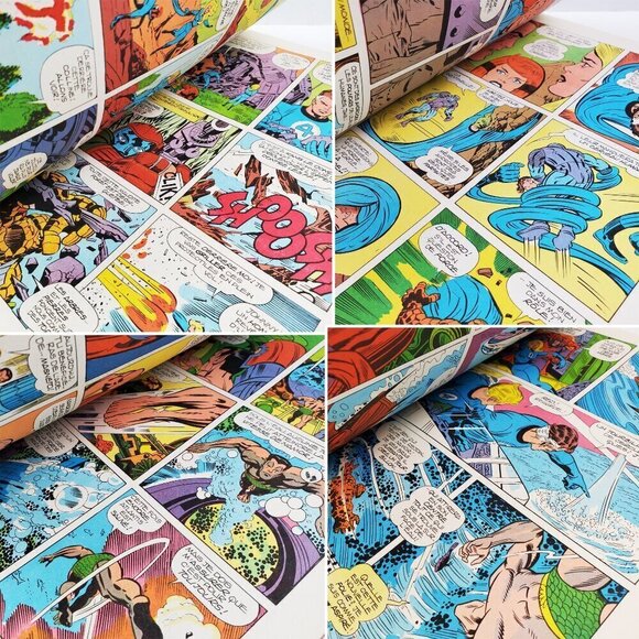 Marvel Fantastic Four Comic Book Sub-Mariner LUG French VTG 1978 TPB Unread - Picture 8 of 10